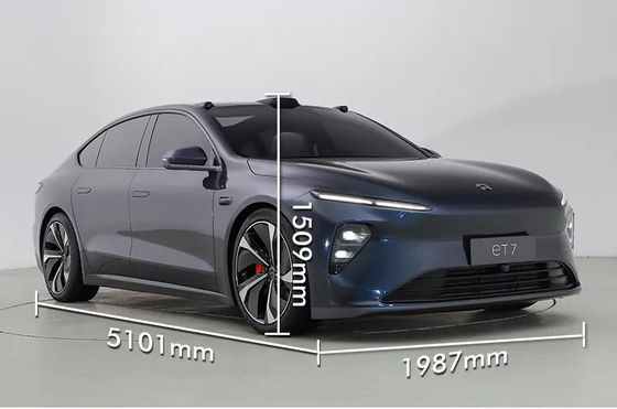 Πολυτέλειας μεταχειρισμένο ηλεκτρικό αυτοκινήτων πολυ ηλεκτρικό αυτοκίνητο NIO ET7 λειτουργίας ΜΕ ΚΙΝΗΤΗΡΙΟΥΣ ΤΡΟΧΟΎΣ σύγχρονο