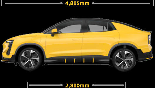 Ευφυές ηλεκτρικό αυτοκίνητο 405km πιστοποιητικών Aiways U6 WVTA αυτοκίνητα της EV διασταυρώσεων