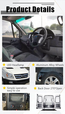 73.6kWh ηλεκτρικό μίνι φορτίου Van 110km/H φορτηγό 288km Electric ψυκτήρων ανώτατη σειρά