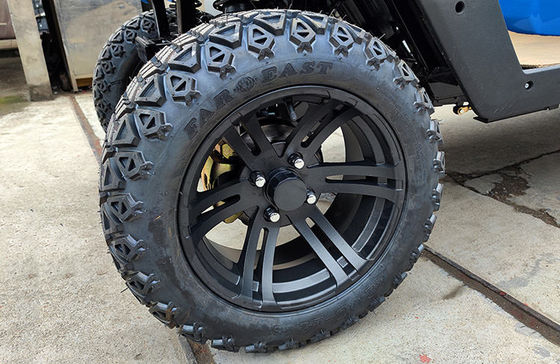 6 Seater μίνι από οδικών λεσχών αυτοκινήτων γκολφ τετράτροχο Drive ταχύτητας 50km/H κάρρων 480kgs το ανώτατο