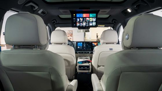 ΜΕ ΚΙΝΗΤΉΡΙΟΥΣ ΤΡΟΧΟΎΣ μεγάλη SUV ηλεκτρική μπαταρία 1000km 446hp φωσφορικού άλατος σιδήρου λίθιου αυτοκινήτων λι L9