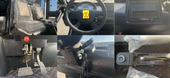 4m3 Μίνι σκουπίδια Σκουπίδια Συλλογή σκόνης Ηλεκτρικό Καθαριστικό φορτηγό σκουπιδιών Πυροσβεστικό φορτηγό