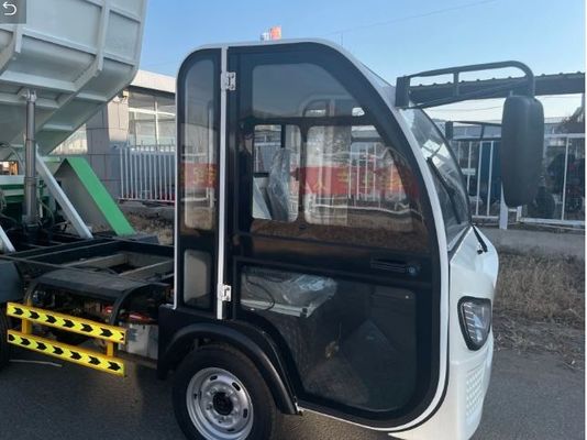 4m3 Μίνι σκουπίδια Σκουπίδια Συλλογή σκόνης Ηλεκτρικό Καθαριστικό φορτηγό σκουπιδιών Πυροσβεστικό φορτηγό