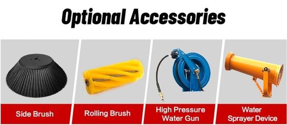 Πλήρως σφραγισμένη μηχανή καθαρισμού δαπέδου οδήγησης τύπου οδού