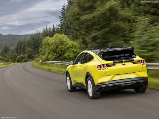 Μοναδική ανάρτηση ράλι, οικογενειακό αυτοκίνητο για αγώνες στο Ford Mustang Mach-E Rally (2024) 480 ίππους