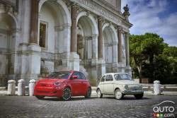 2024 FIAT 500e FWD Μίνι ηλεκτρικά αυτοκίνητα 42kwh μπαταρία με μέγιστη ταχύτητα 94mph