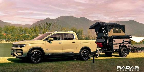 Νέο ηλεκτρικό φορτηγό 2024 Radar RD6 τετρακίνητο φορτηγό με ισχύ 200kW και ροπή 384Nm