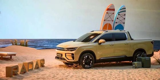 Νέο ηλεκτρικό φορτηγό 2024 Radar RD6 τετρακίνητο φορτηγό με ισχύ 200kW και ροπή 384Nm