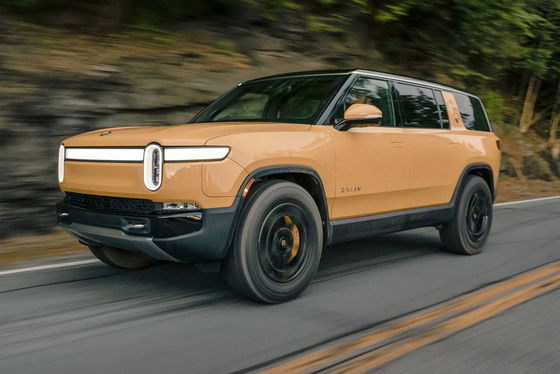 2023 RIVIAN R1S Τέσσερις κινητήρες 800P.S οριακή εμβέλεια 660km χτυπάει 60 mph σε 3,1 δευτερόλεπτα όλα ηλεκτρικό κινητήρα W 7seats upscale carbine