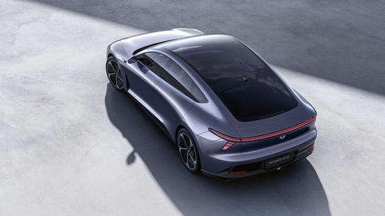 Προπώληση Geely&Baidu Joint Brand Jiyue07 καθαρά ηλεκτρικό όχημα με 200kw/271P.s ισχύς κινητήρα 2WD κίνηση 4θυρών/5θέσεων