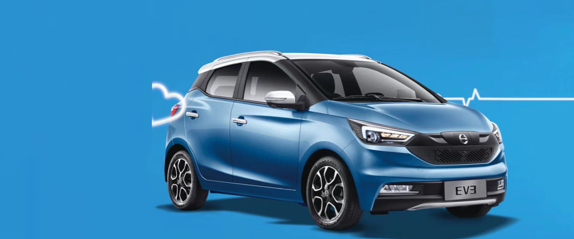 100km/h γρήγορο ταχύτητας ηλεκτρικό φορείο 302km NEDC αυτοκινήτων της ενεργειακής EV αυτοκινήτων JMC EV3 νέο