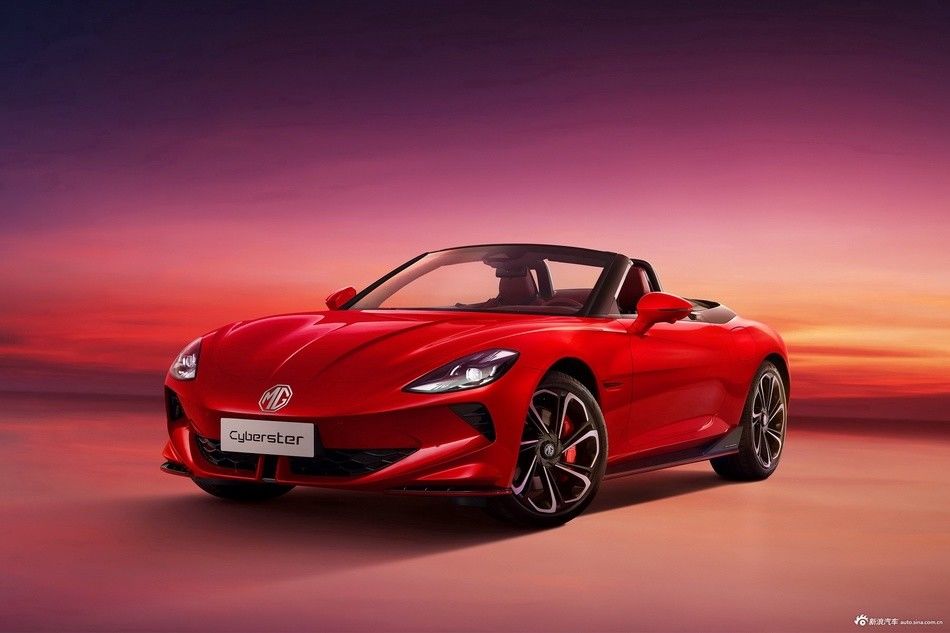 MG Cyberster Soft Top Pure Electric Cars με εμβέλεια 501 χιλιομέτρων και μέγιστη ταχύτητα 193 χιλιομέτρων