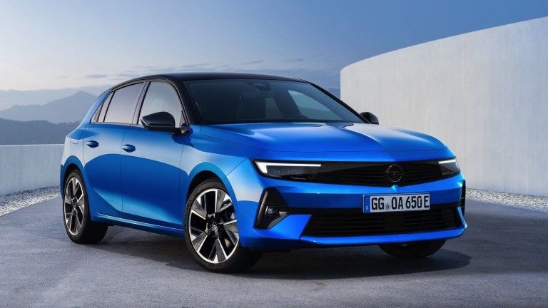 Ηλεκτρικό όχημα άνετης οδήγησης στην Opel Astra Electric με μπαταρία 54kwh 150kw κινητήρα ισχύος σε 170km / h μέγιστη ταχύτητα